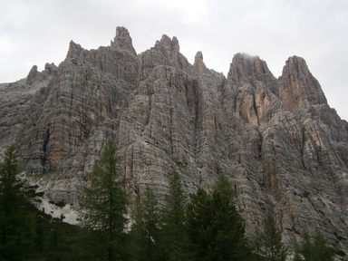 Cristallino di Misurina, il ramo Est